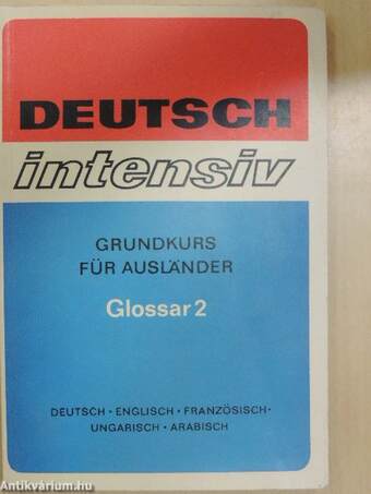 Deutsch intensiv - Glossar 2