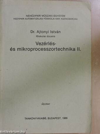 Vezérlés- és mikroprocesszortechnika II.