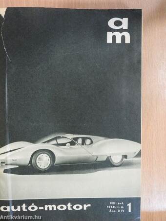 Autó-Motor 1968. (nem teljes évfolyam)