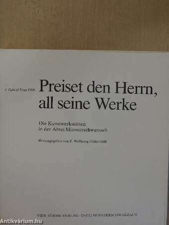 Preiset den Herrn, all seine Werke