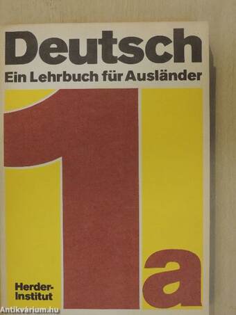 Deutsch - Ein Lehrbuch für Ausländer - 1a