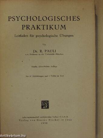 Psychologisches Praktikum