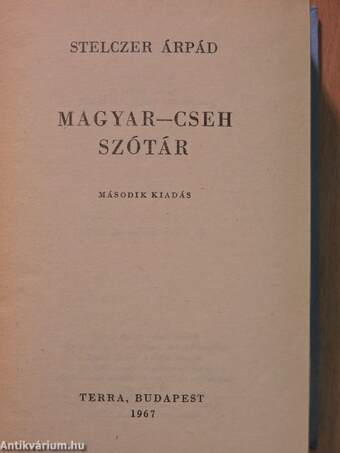 Magyar-cseh szótár