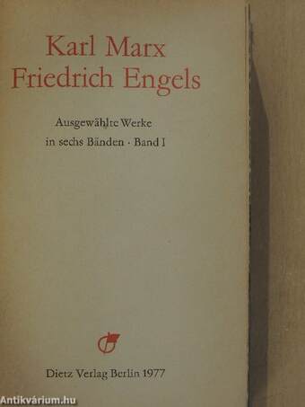 Karl Marx, Friedrich Engels Ausgewählte Werke in sechs Bänden I-VI./Register