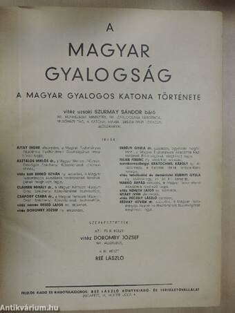 A magyar gyalogság