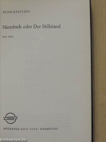 Niembsch oder Der Stillstand