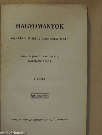 Hagyományok II.