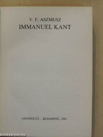 Immanuel Kant