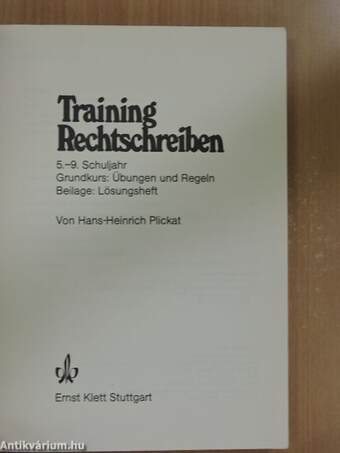 Training Rechtschreiben