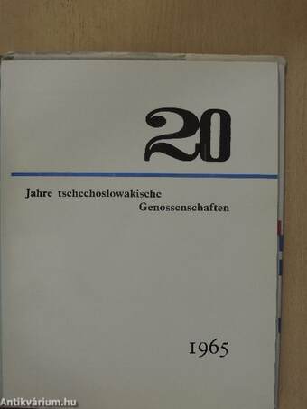 20 Jahre tschechoslowakische Genossenschaften 1965