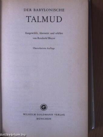 Der Babylonische Talmud