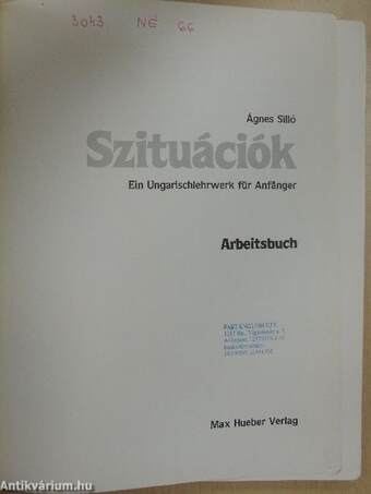 Szituációk - Arbeitsbuch