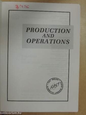 Production and Operations