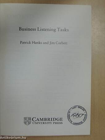 Business Listening Tasks