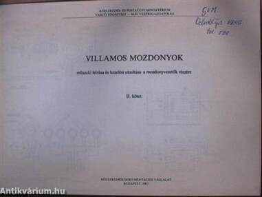 Villamos mozdonyok II. (töredék)