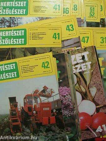 Kertészet és Szőlészet 1976-1983. (vegyes számok)