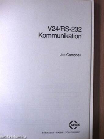 V24/RS-232 Kommunikation