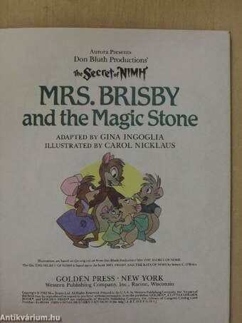 Mrs. Brisby and the Magic Stone