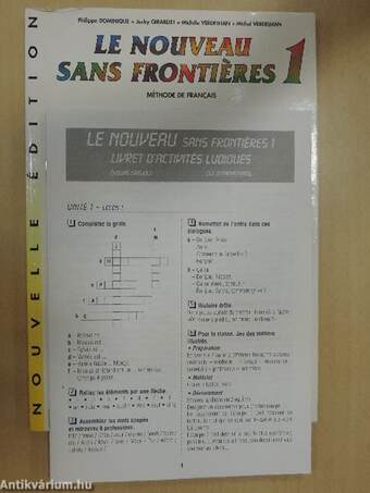 Le Nouveau Sans Frontiéres 1.