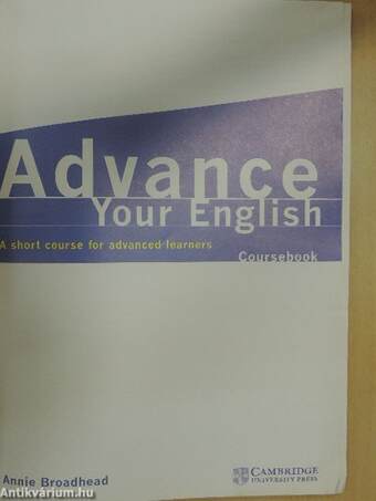 Advance Your English - Coursebook