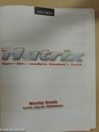 Matrix - Upper-Intermediate - Student's Book