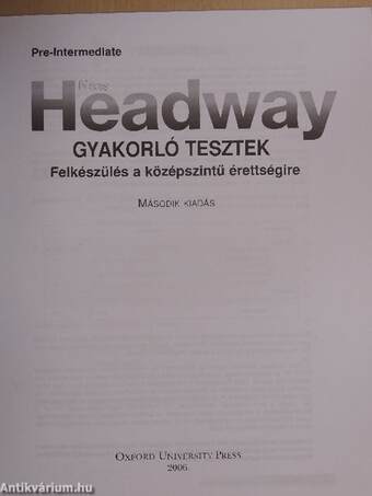 New Headway - Pre-Intermediate - Gyakorló tesztek