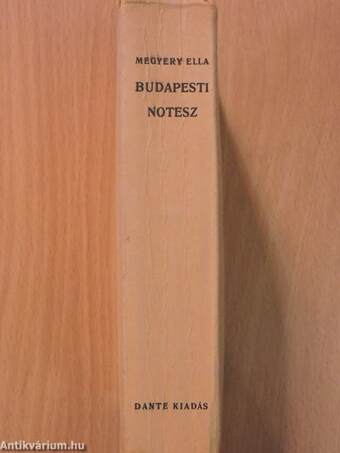 Budapesti notesz (rossz állapotú)