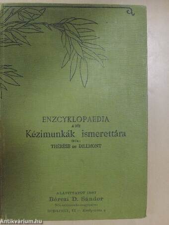 Enzcyklopaedia, a női kézimunkák ismerettára