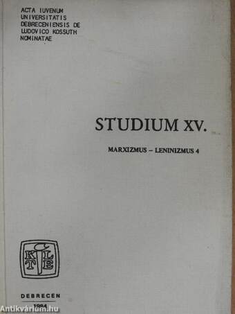 Studium XV.