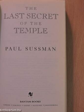 The last secret of the temple