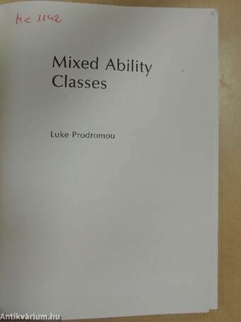 Mixed ability classes