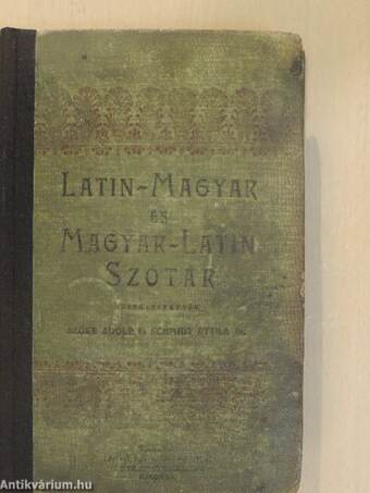 Latin-magyar szótár/Magyar-latin szótár