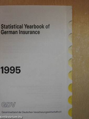 Statistical Yearbook of German Insurance 1995