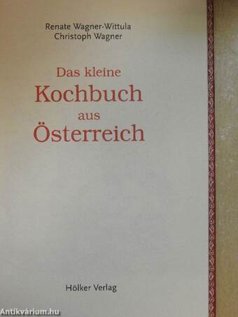 Das kleine Kochbuch aus Österreich