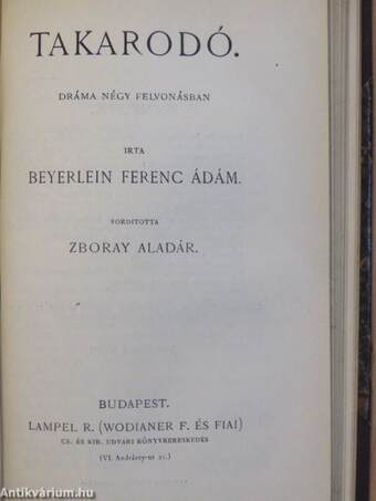 Szent-e vagy őrült?/Az utczai énekesleány/Bernd Róza/Roberto de Pedrosa/A napkeleti királykisasszony/Takarodó