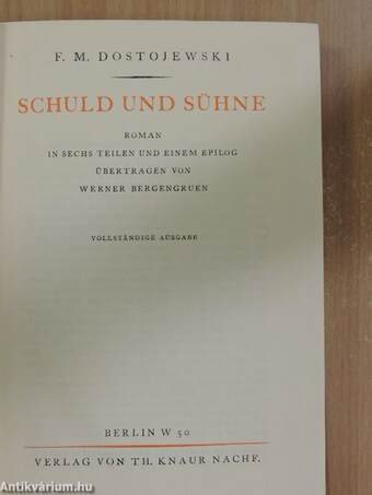 Schuld und Sühne