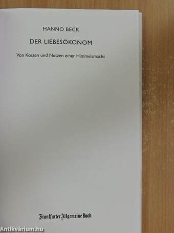 Der Liebesökonom