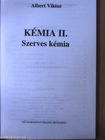 Kémia II.