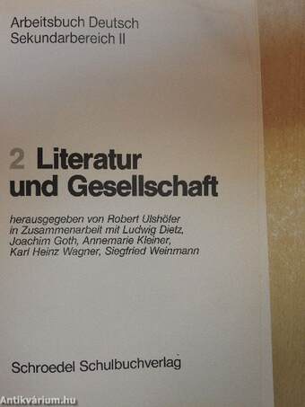 Literatur und Gesellschaft