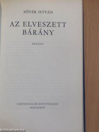 Az elveszett bárány