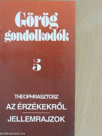 Görög gondolkodók 5.