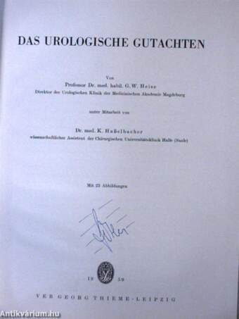 Das urologische Gutachten