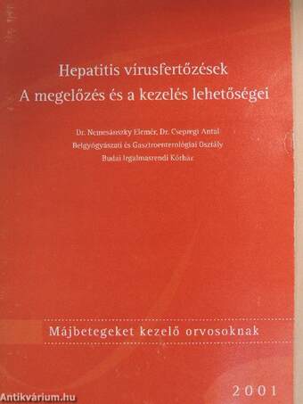 Hepatitis vírusfertőzések