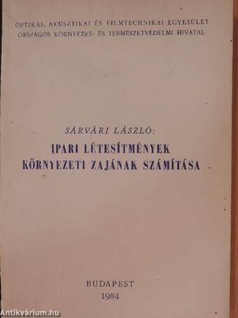 Ipari létesítmények környezeti zajának számítása