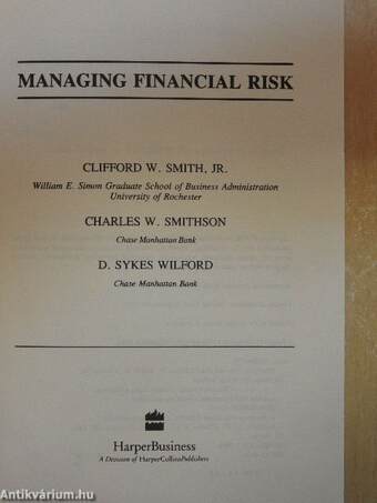 Managing Financial Risk