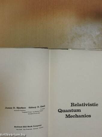 Relativistic Quantum Mechanics