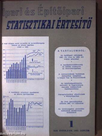 Ipari és Építőipari Statisztikai Értesítő 1962. január-december