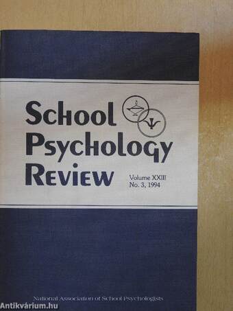 School Psychology Review 3/1994.