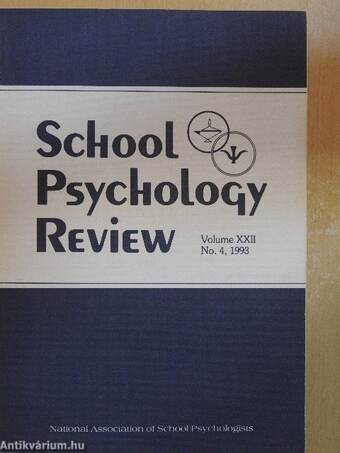 School Psychology Review 4/1993.