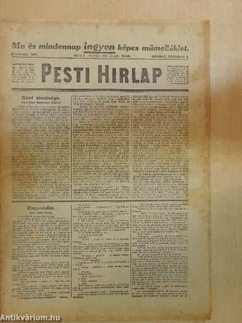 Pesti Hirlap 1927. december 3.